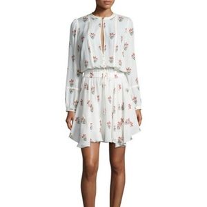 A.L.C. Dasha Silk Floral Print Dress